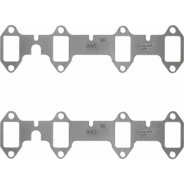 Fel-Pro - MS 9812 - Manifold Gasket Set  - 1.430 x 2.340 in Rectangle Port - Composite - Big Block Ford