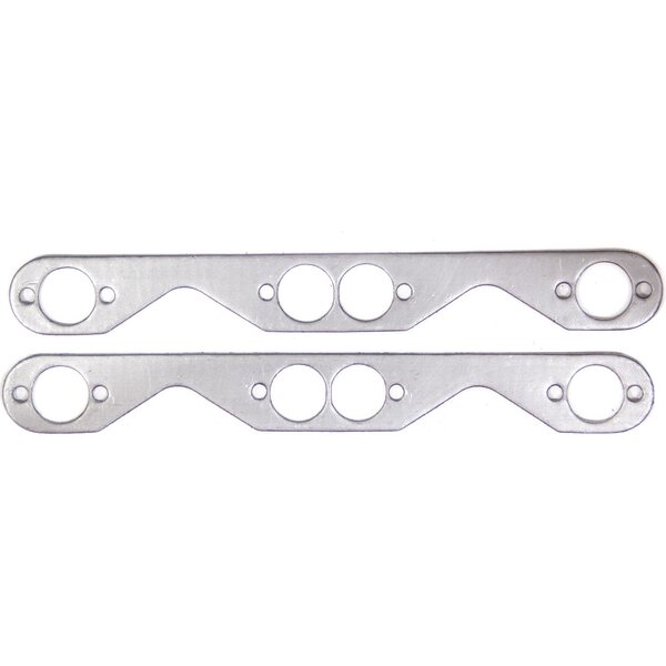 Remflex - 2004 - Exhaust Gaskets SBC Round Port - 1.562 in Round Port - Graphite - Small Block Chevy