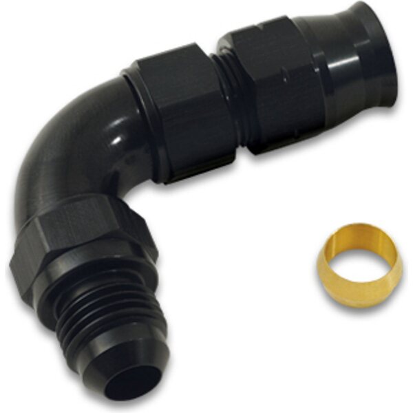 Vibrant Performance - 16586 - Fitting  Tube Adapter  90 Degree  -6An Male To 3