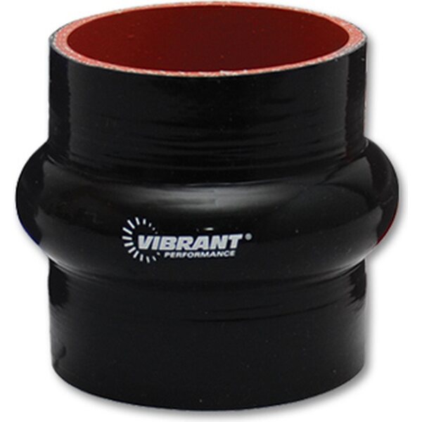 Vibrant Performance - 2729 - 4 Ply Hump Hose 1.5in I. D. X 3in Long - Black