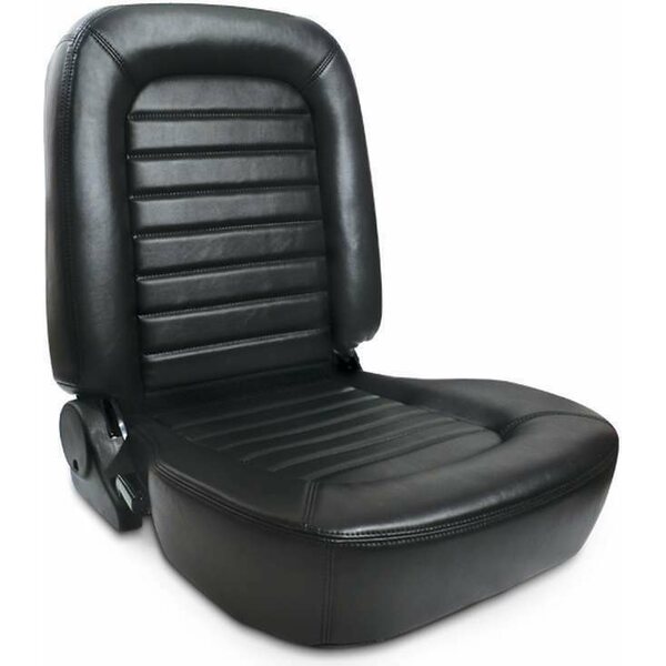 Scat - 80-1550-51L - Classis Muscle Car Seat - LH - Black Vinyl