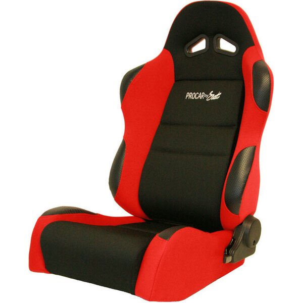 Scat - 80-1606-64L - Sportsman Racing Seat - Left - Red Velour