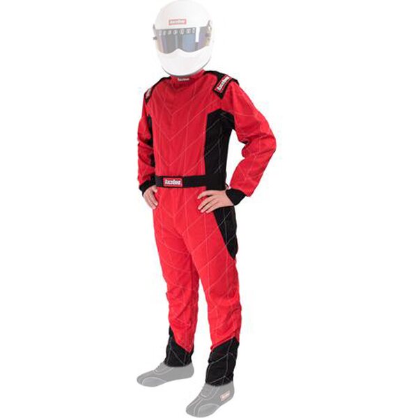 RaceQuip - 130913RQP - Suit Chevron Red Medium SFI-1