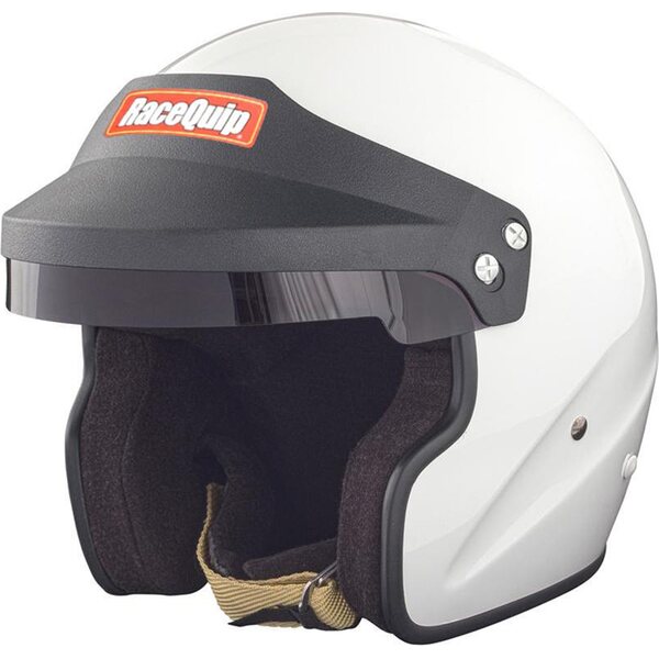 RaceQuip - 256112RQP - Helmet Open Face Small White SA2020