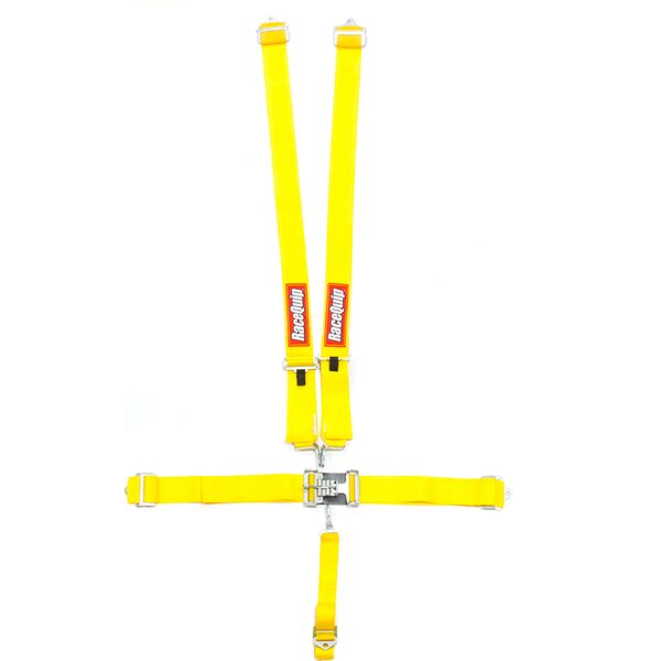 RaceQuip - 711031RQP - 5pt Harness Set L&L Yellow SFI