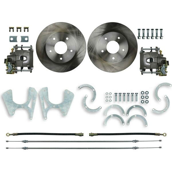 Right Stuff Detailing - TRD4745 - GM Rear Disc Brake Conversion Kit  5 Lug