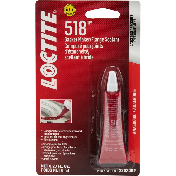 LOCTITE 2203452 518 Gasket Maker/Flange Sealant RTV and Silicone Sealers and Gasket Makers