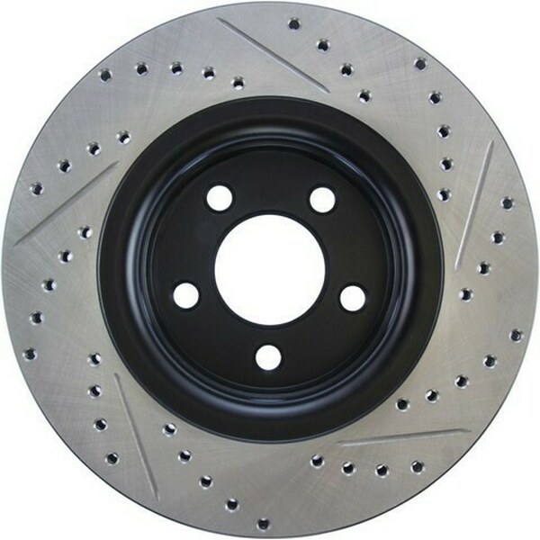 StopTech - 127.61112R - Sport Drilled/Slotted Br ake Rotor