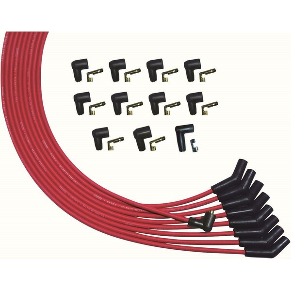 Moroso - 52010 - Ultra Plug Wire Set Universal V8 Red