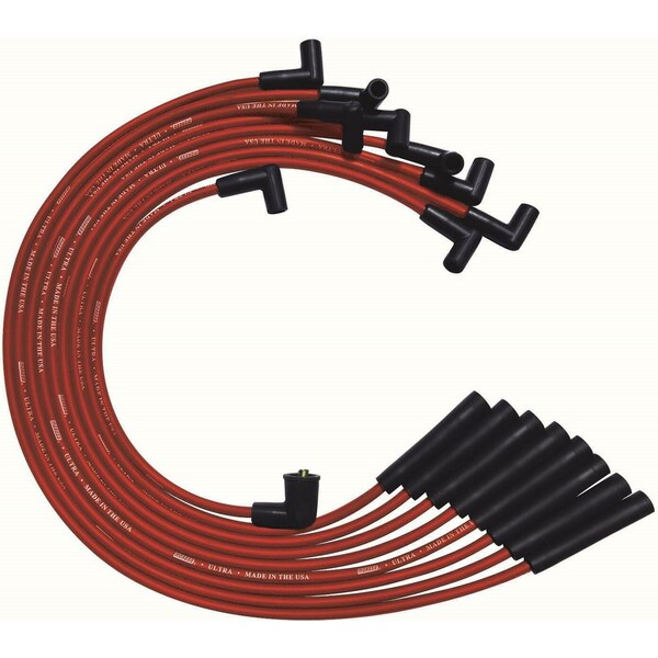 Moroso - 52074 - Ultra Plug Wire Set BBF Red
