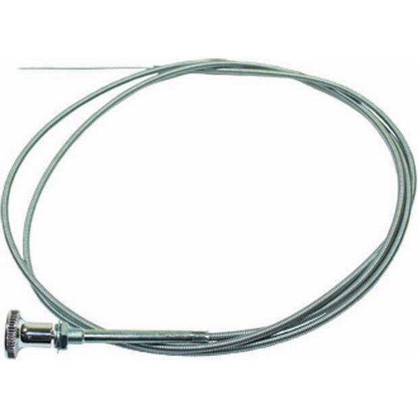Specialty Products - 6048 - Throttle Choke Cable 6ft Braided Stainless Steel