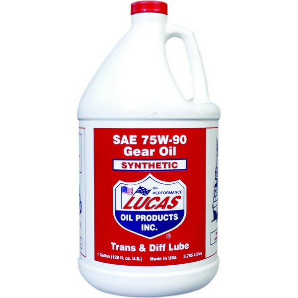 Lucas Oil - LUC10048 - 75w90 Synthetic Gear Oil 1 Gal