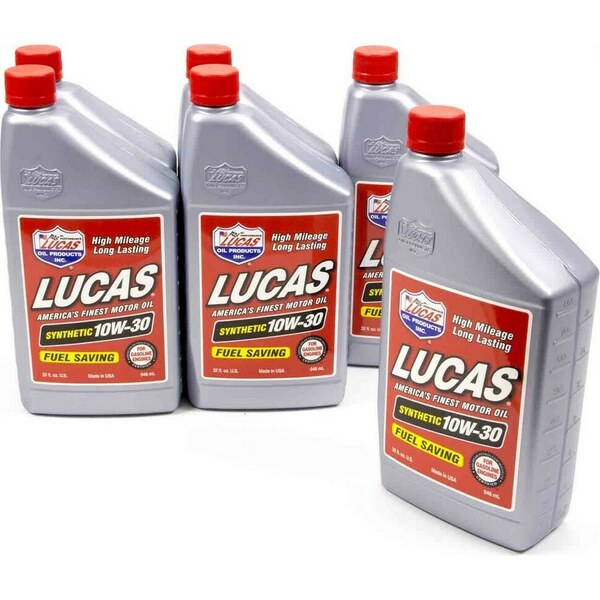 Lucas Oil - 10050 - Synthetic 10w30 Oil Case/6
