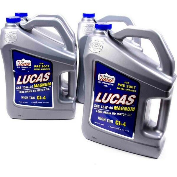 Lucas Oil - 10076 - 15w40 Magnum Oil 4x1Gal