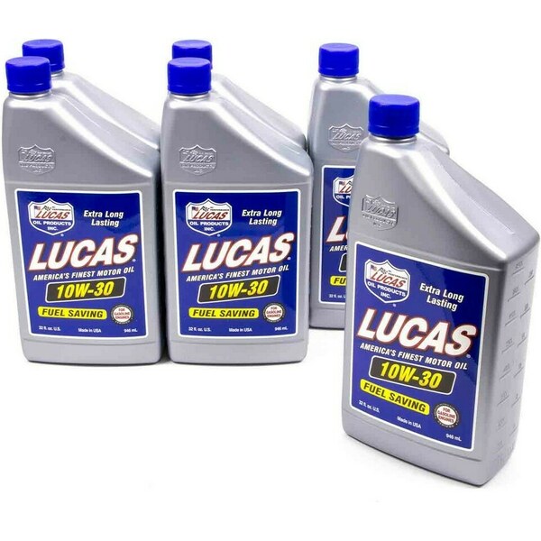 Lucas Oil - 10276 - SAE 10w30 Motor Oil 6x1 Quart