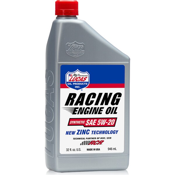 Lucas Oil - LUC10883 - 5w20 Synthetic Racing Oil 1 Quart