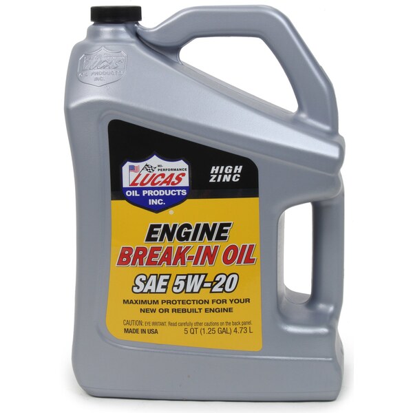 Lucas Oil - LUC11034 - SAE 5w20 Break-In Oil 5 Quart