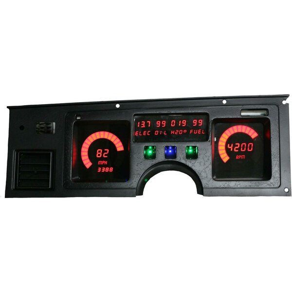Intellitronix - DP2003R - LED Digital Gauge Panel Corvette 1984-1989