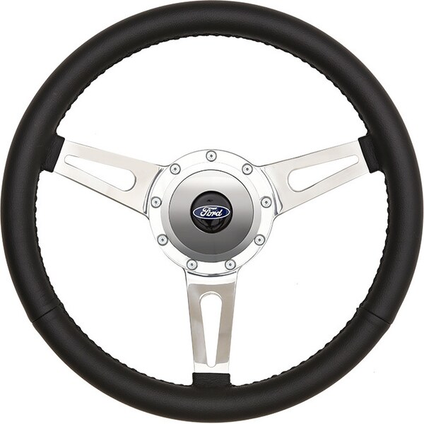 GT Performance - 38-4245 - GT9 Retro Cobra Style Steering Wheel Black