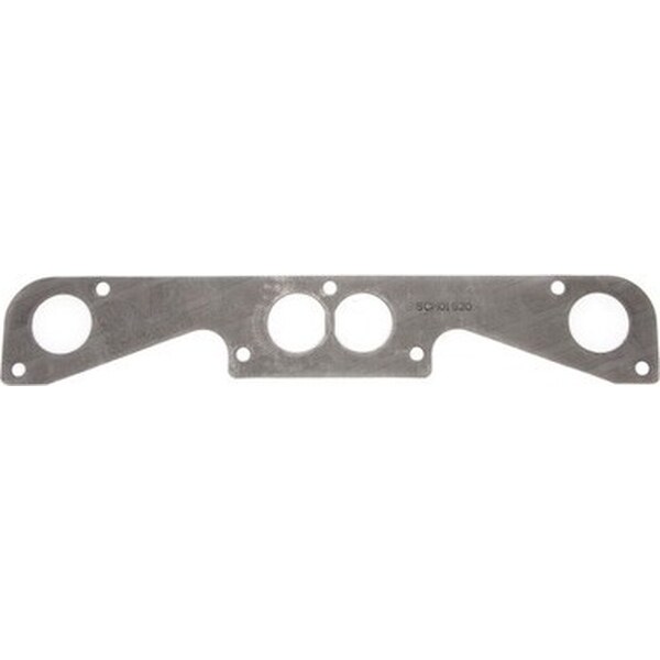 Schoenfeld - 01520 - GASKET SBC STAHL  - 1.810 in Round Port - Steel Core Graphite - Small Block Chevy to Stahl