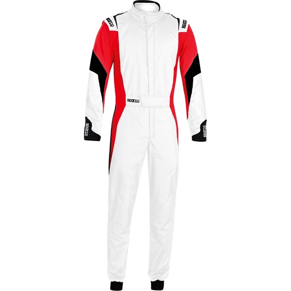Sparco - 001144B52BRNR - Comp Suit White/Red Medium