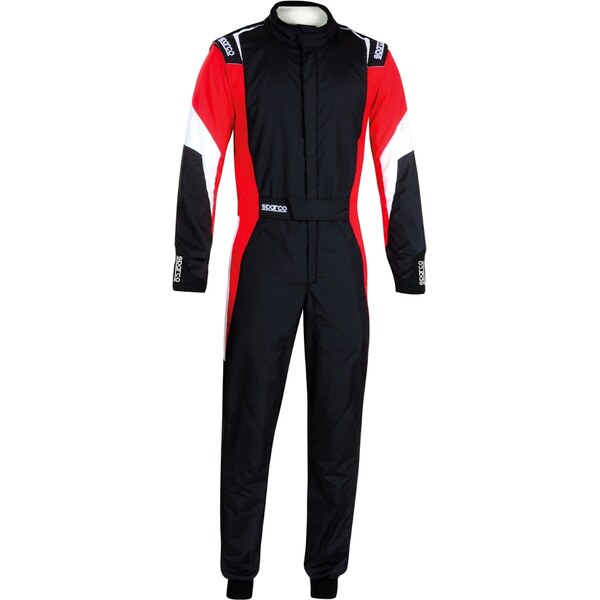 Sparco - 001144B52NRRB - Comp Suit Black/Red Medium