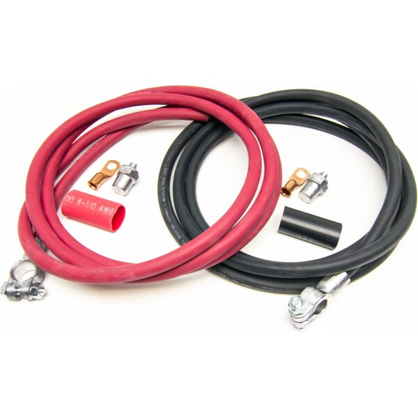 Painless Wiring - 40107 - Battery Cable Kit (8ft. Red & 8ft. Black Cables)
