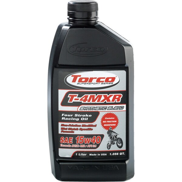 TORCO - T671544CE - T-4MXR Four Stroke Racing Oil 15w40-1-Liter Bott