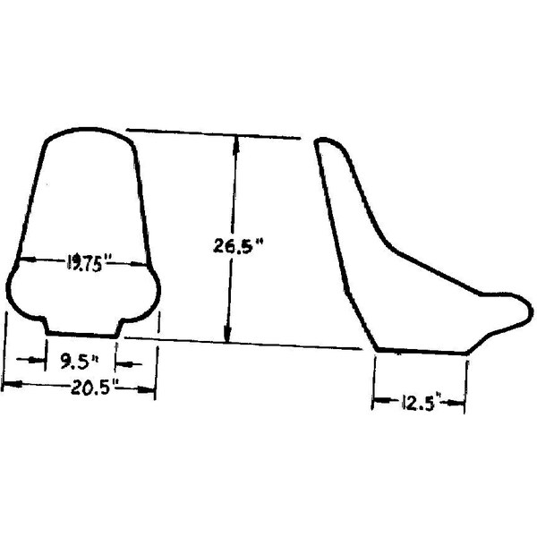 Jaz - 100-120-01 - Low Back Pro Stock Seat