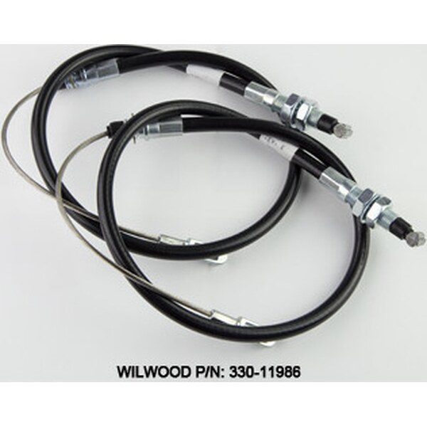 Wilwood - 330-11986 - Parking Brake Cable Kit 58-64 Impala