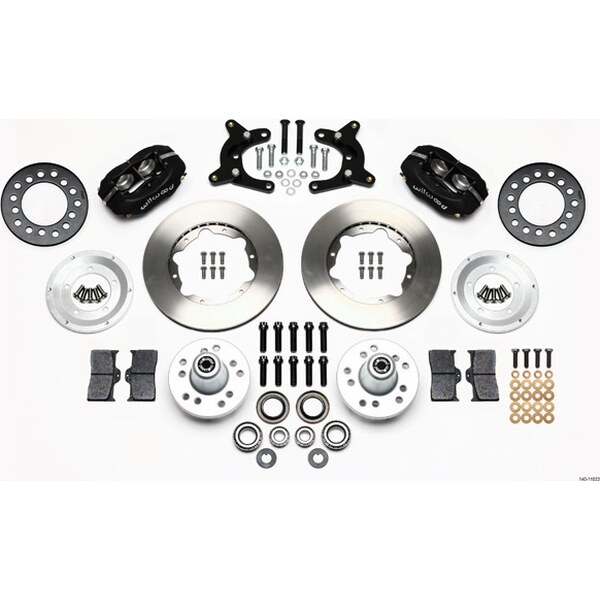 Wilwood - 140-11022 - HD Front Brake Kit 62-72 A Body Drum Spindle