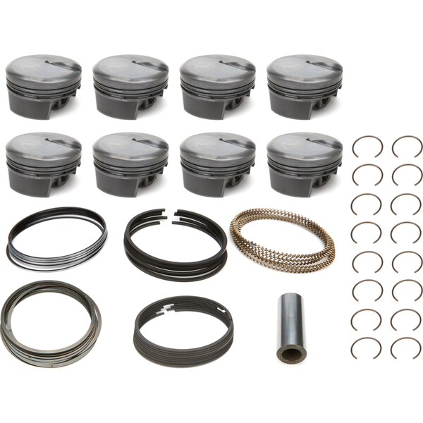 Mahle Pistons - 929907110 - BBC Domed Powerpak Piston Set 4.310 Bore