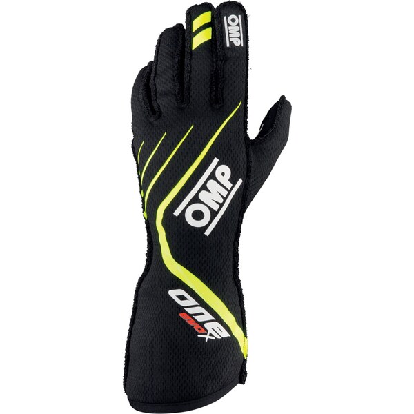 OMP - IB771NGIXS - One EVO X Gloves Black Flo Yellow Size XS