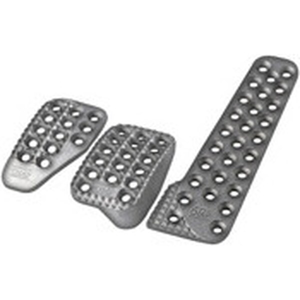 OMP - OA0-1020-003 - 3 Pedal Set Sandblasted Aluminum w/ Long Gas Ped