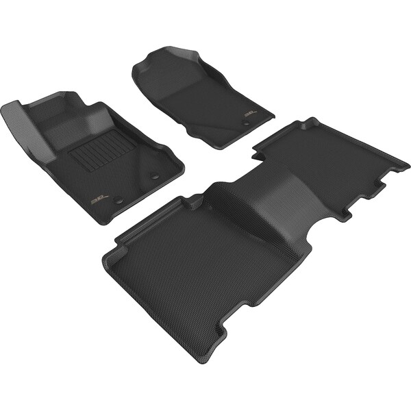 3D MAXpider - L1FR14901509 - 21-   Ford Bronco Kagu Rear Floorliners Black