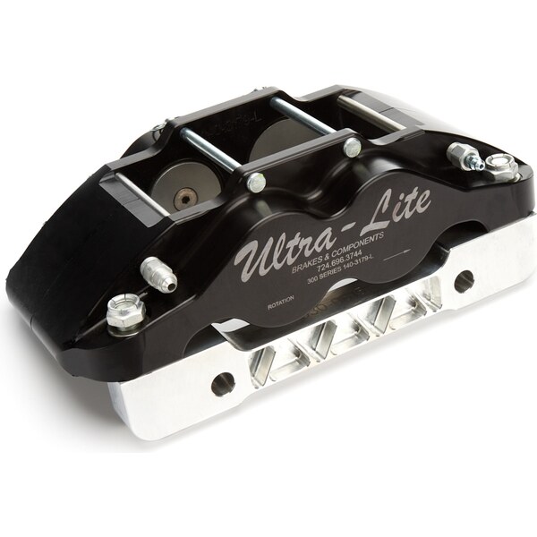 MPD Racing - MPD17100 - Brake Caliper Radial Mnt Black Alum Left Side