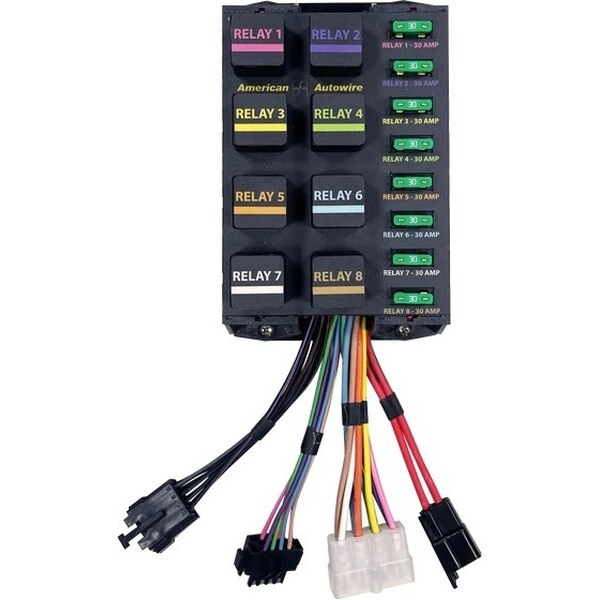 American Autowire - 510924 - Banked Relay System 8 Relays