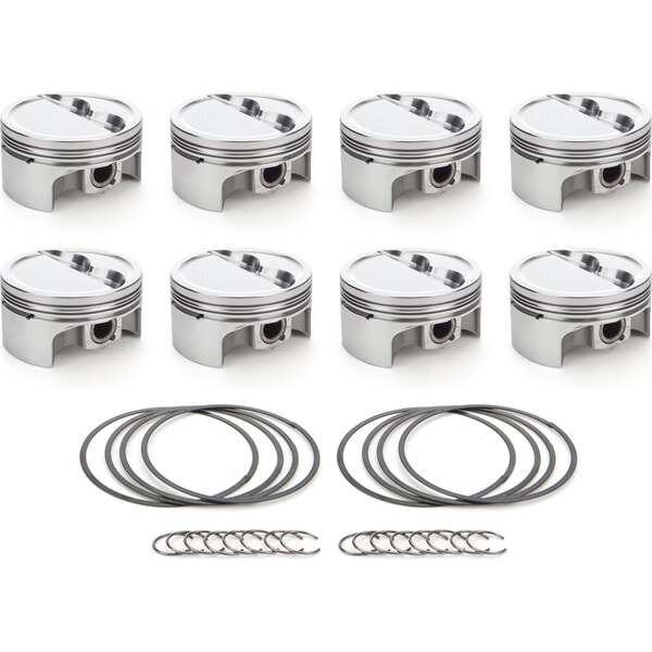 RaceTec Pistons - 1000135 - SBC Dished Piston Set 4.040 Bore -12.3cc