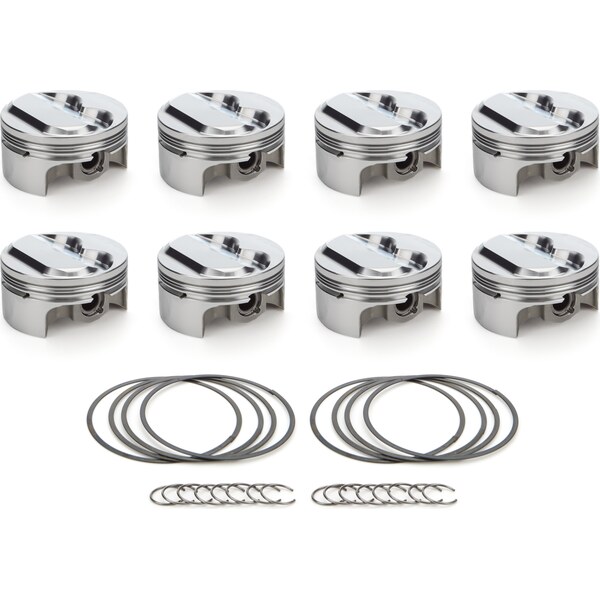 RaceTec Pistons - 1000174 - SBC Dome Piston Set 4.030 Bore + 7.9cc