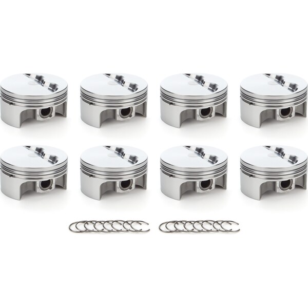 RaceTec Pistons - 1000182 - SBC FT Piston Set 4.125 Bore - 5cc