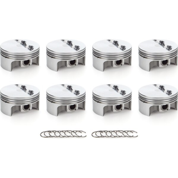 RaceTec Pistons - 1000184 - SBC FT Piston Set 4.155 Bore - 5cc