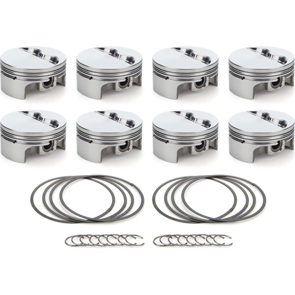 RaceTec Pistons - 1000190 - SBC FT Piston Set 4.125 Bore - 5cc