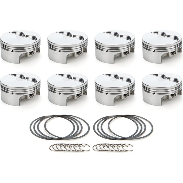 RaceTec Pistons - 1000192 - SBC FT Piston Set 4.155 Bore - 5cc