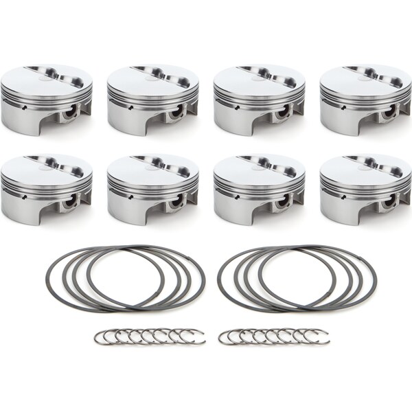 RaceTec Pistons - 1000197 - SBC FT Piston Set 4.125 Bore - 5cc