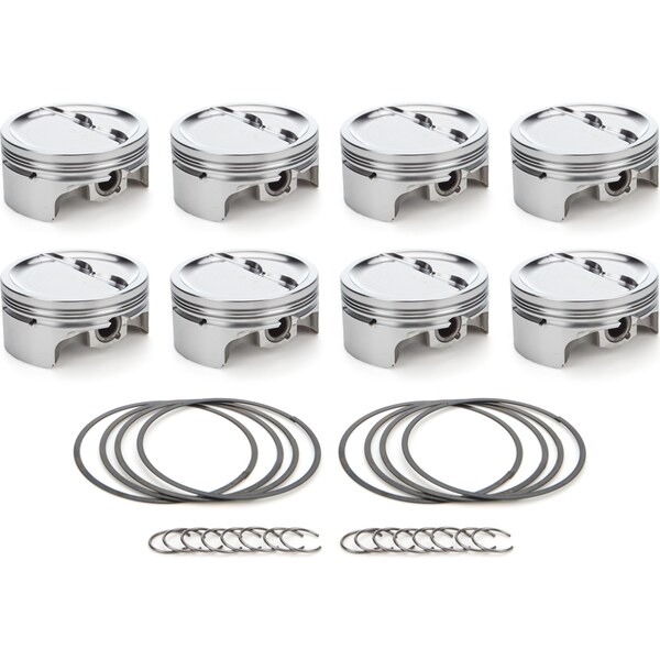 RaceTec Pistons - 1000209 - SBC Dished Piston Set 4.155 Bore -24.8cc