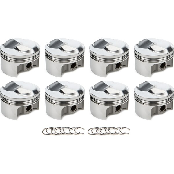 RaceTec Pistons - 1000289 - BBC Dome Piston Set 4.310 Bore +27.5cc