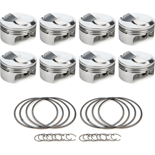 RaceTec Pistons - 1000307 - BBC Dome Piston Set 4.280 Bore +22.7cc