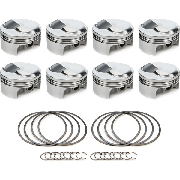 RaceTec Pistons - 1000308 - BBC Dome Piston Set 4.310 Bore +21.2cc