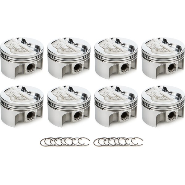 RaceTec Pistons - 1000377 - SBF Dished Piston Set 4.030 Bore -9.5cc