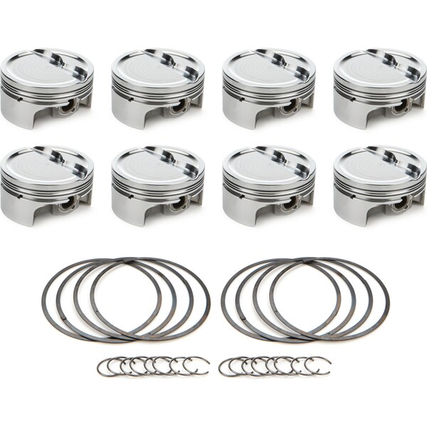 RaceTec Pistons - 1000383 - SBF Dished Piston Set 4.040 Bore -16.5cc